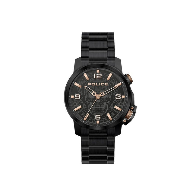 Police Black Stainless Steel Dress Watch Police