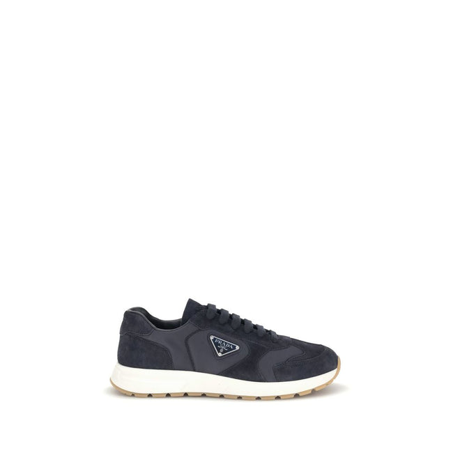Prada Black Recycled Polyamide Athletic Sneakers Prada