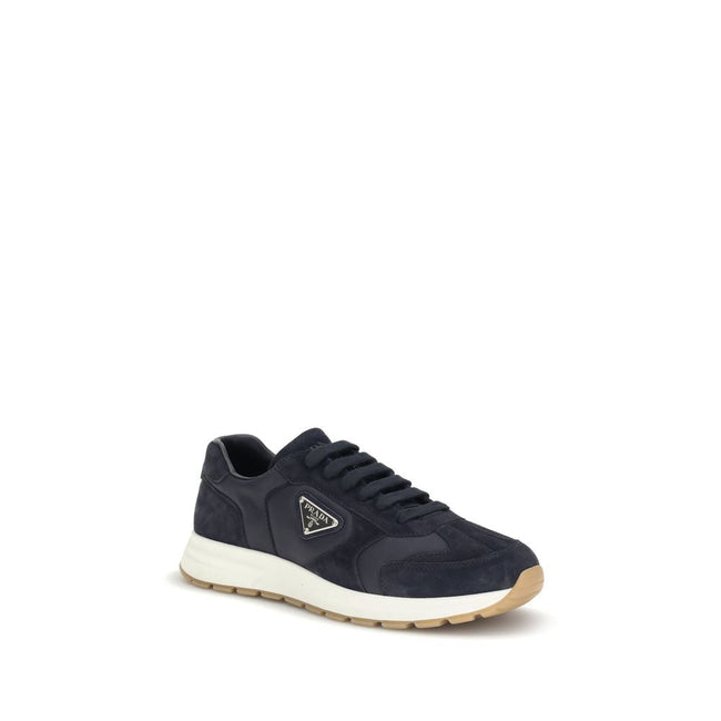 Prada Black Recycled Polyamide Athletic Sneakers Prada