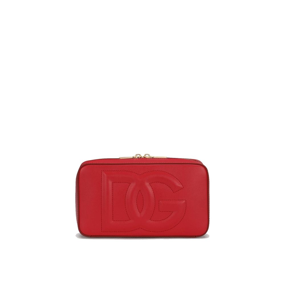 Dolce & Gabbana Red Calfskin Crossbody Bag Dolce & Gabbana