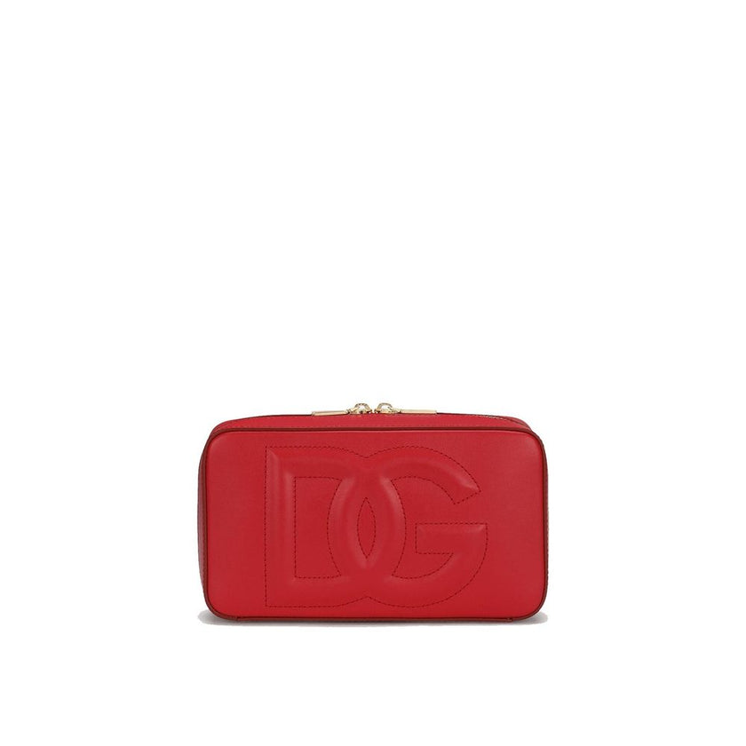 Dolce & Gabbana Red Calfskin Crossbody Bag Dolce & Gabbana