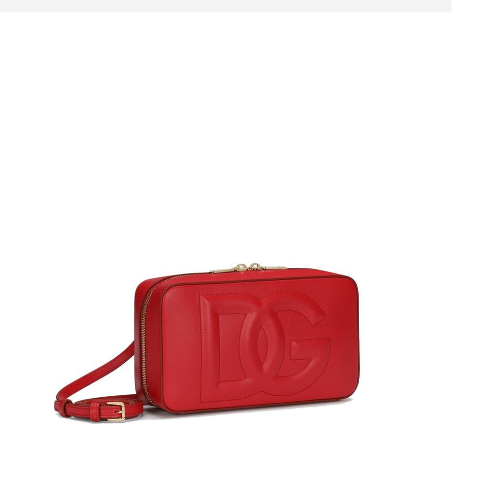 Dolce & Gabbana Red Calfskin Crossbody Bag Dolce & Gabbana