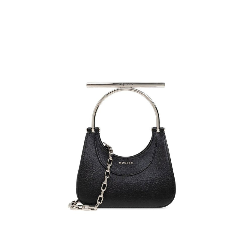 Alexander McQueen Black Lamb Leather Handbag Alexander McQueen