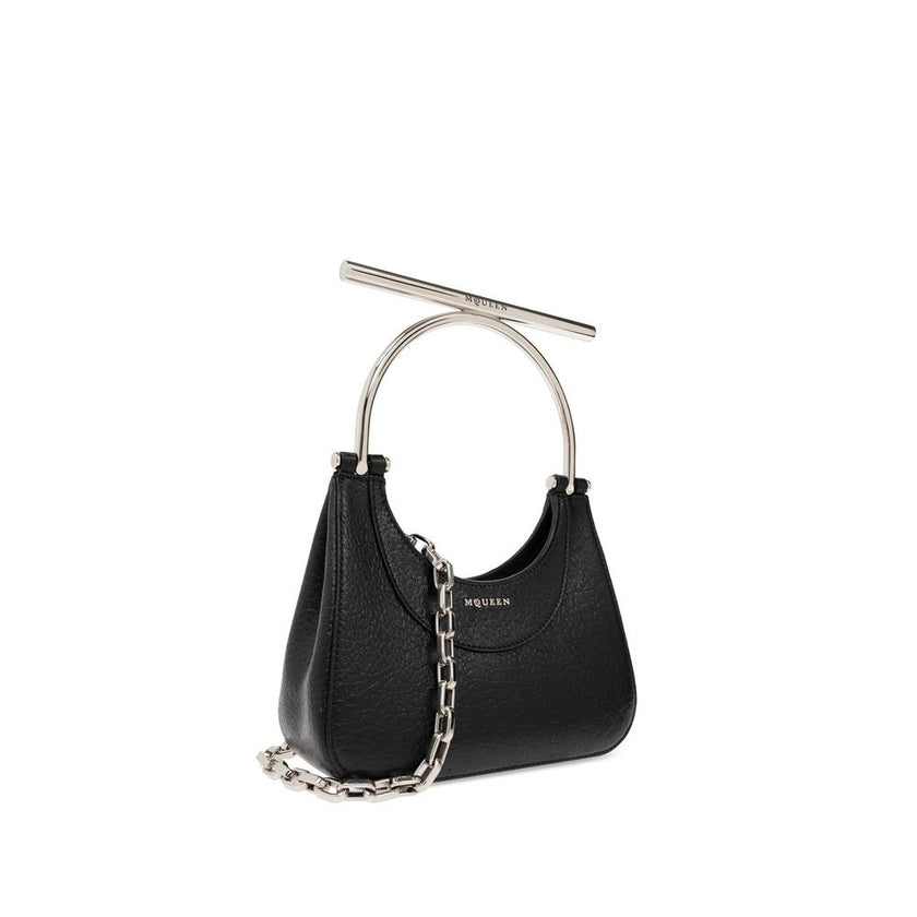 Alexander McQueen Black Lamb Leather Handbag Alexander McQueen