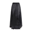 Diesel Black Cotton Long Skirt Diesel