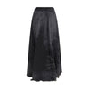 Diesel Black Cotton Long Skirt Diesel