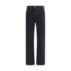Diesel Black Cotton Relaxed Fit Jeans Diesel