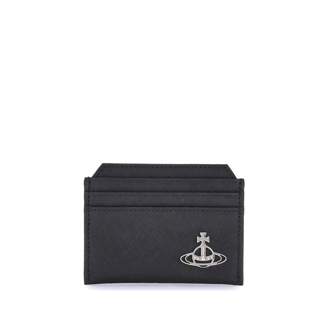 Vivienne Westwood Black Calf Leather Bos Taurus Wallet Vivienne Westwood