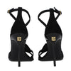 Balmain Black Leather Stiletto Heel Sandals Balmain