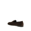 Prada Brown Calf Leather Bos Taurus Slip-On Loafers Prada