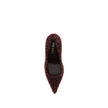 Prada Bordeaux Calf Leather Bos Taurus Platform Pumps Prada