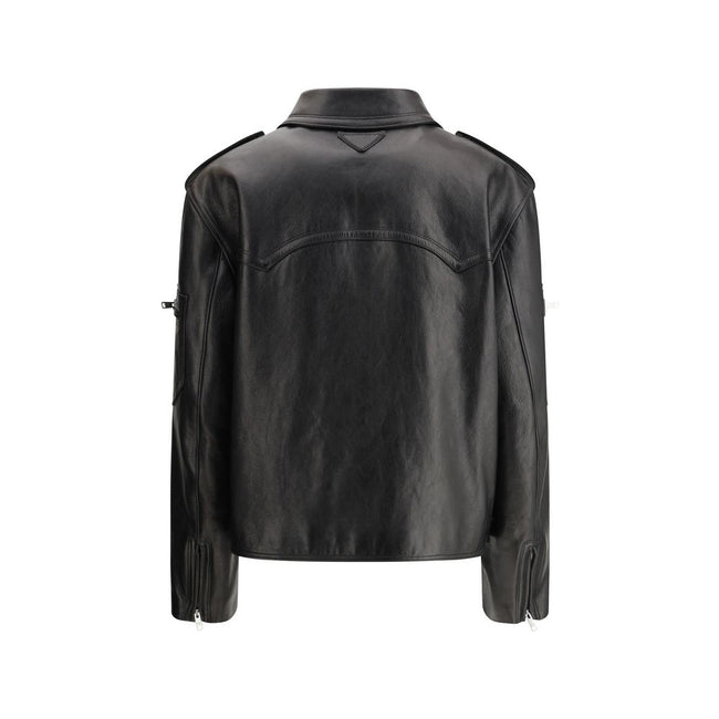 Prada Black Leather Jacket