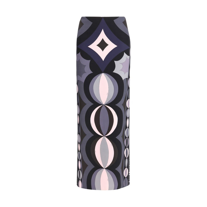 Emilio Pucci Multicolor Silk Long Skirt Emilio Pucci