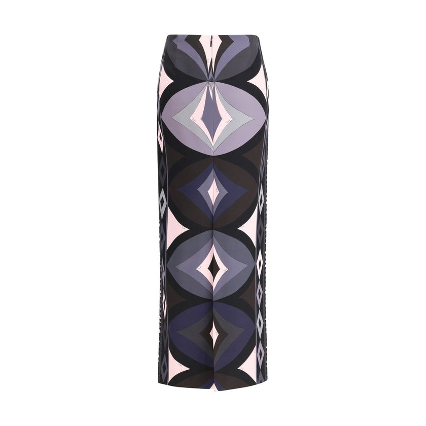 Emilio Pucci Multicolor Silk Long Skirt Emilio Pucci