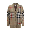 Burberry Beige Polyester Cardigan Burberry