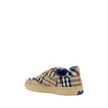 Burberry Beige Fabric Low Top Sneakers Burberry