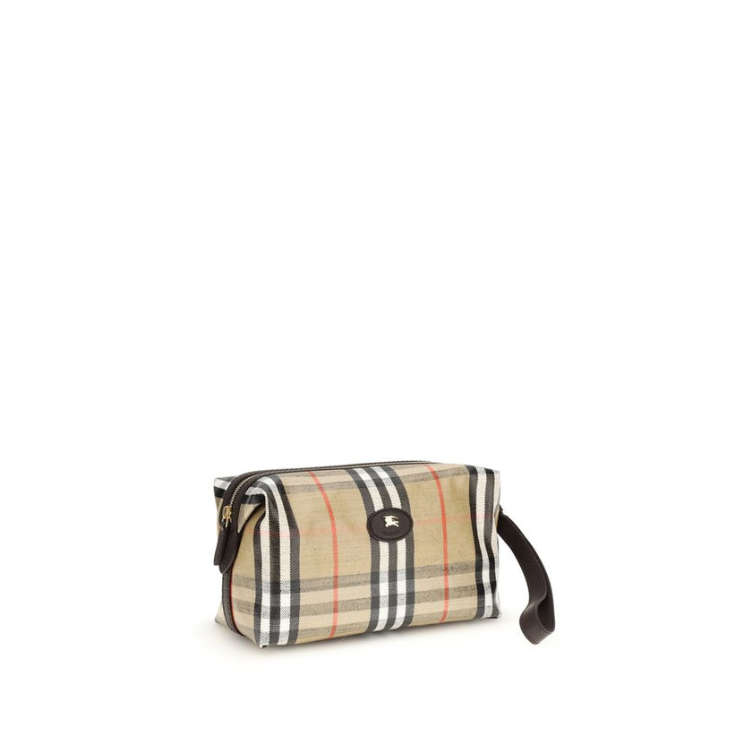 Burberry Beige Cotton Wallet Burberry