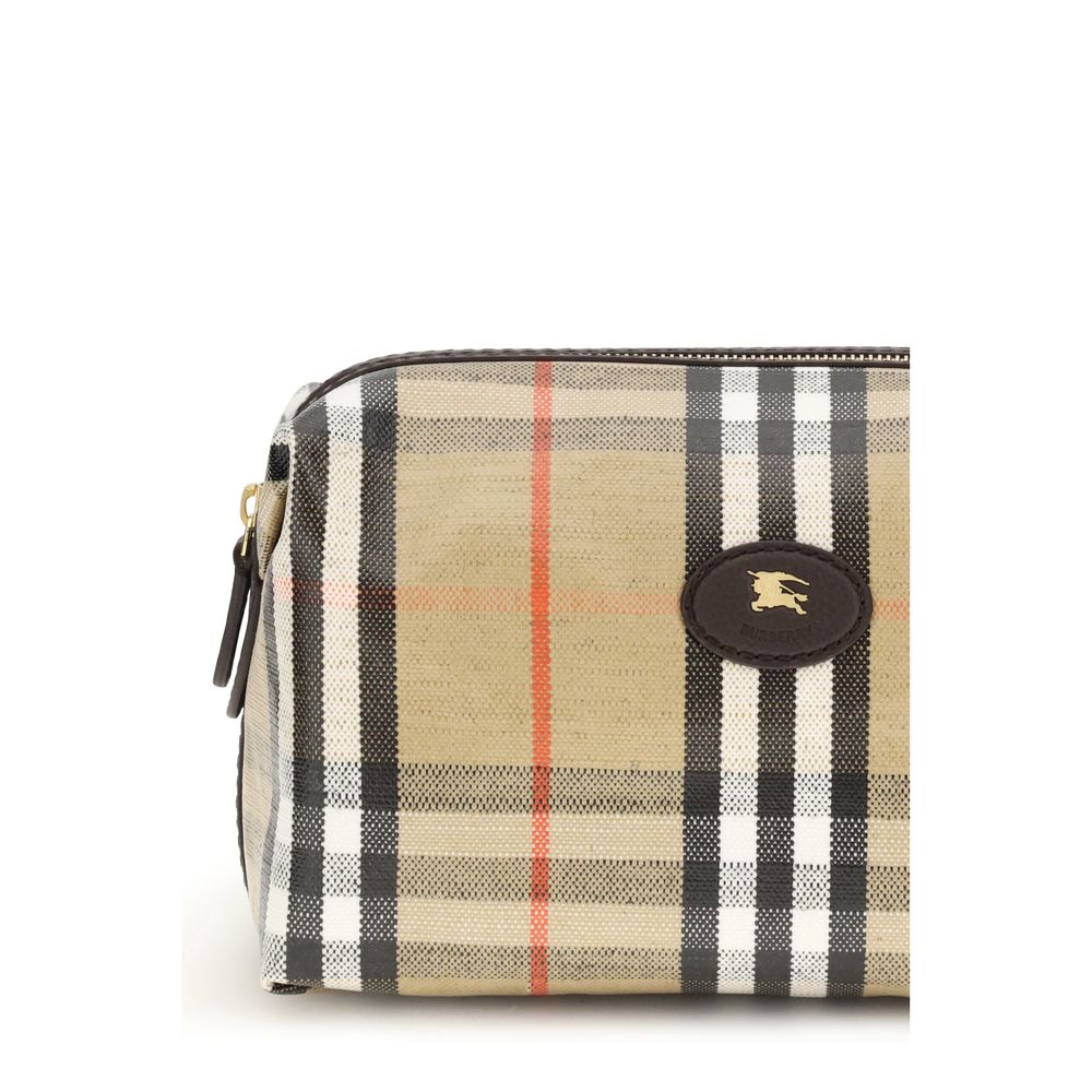 Burberry Beige Cotton Wallet Burberry