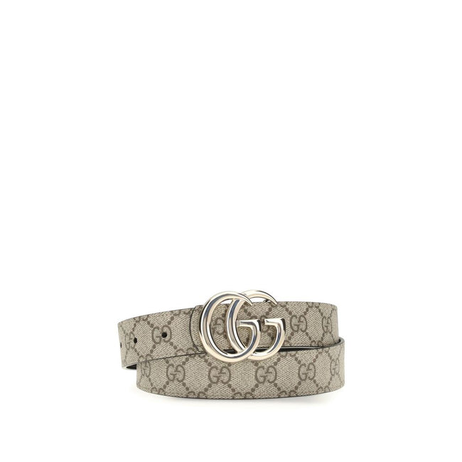 Gucci Beige Calf Leather Bos Taurus Regular Belt Gucci