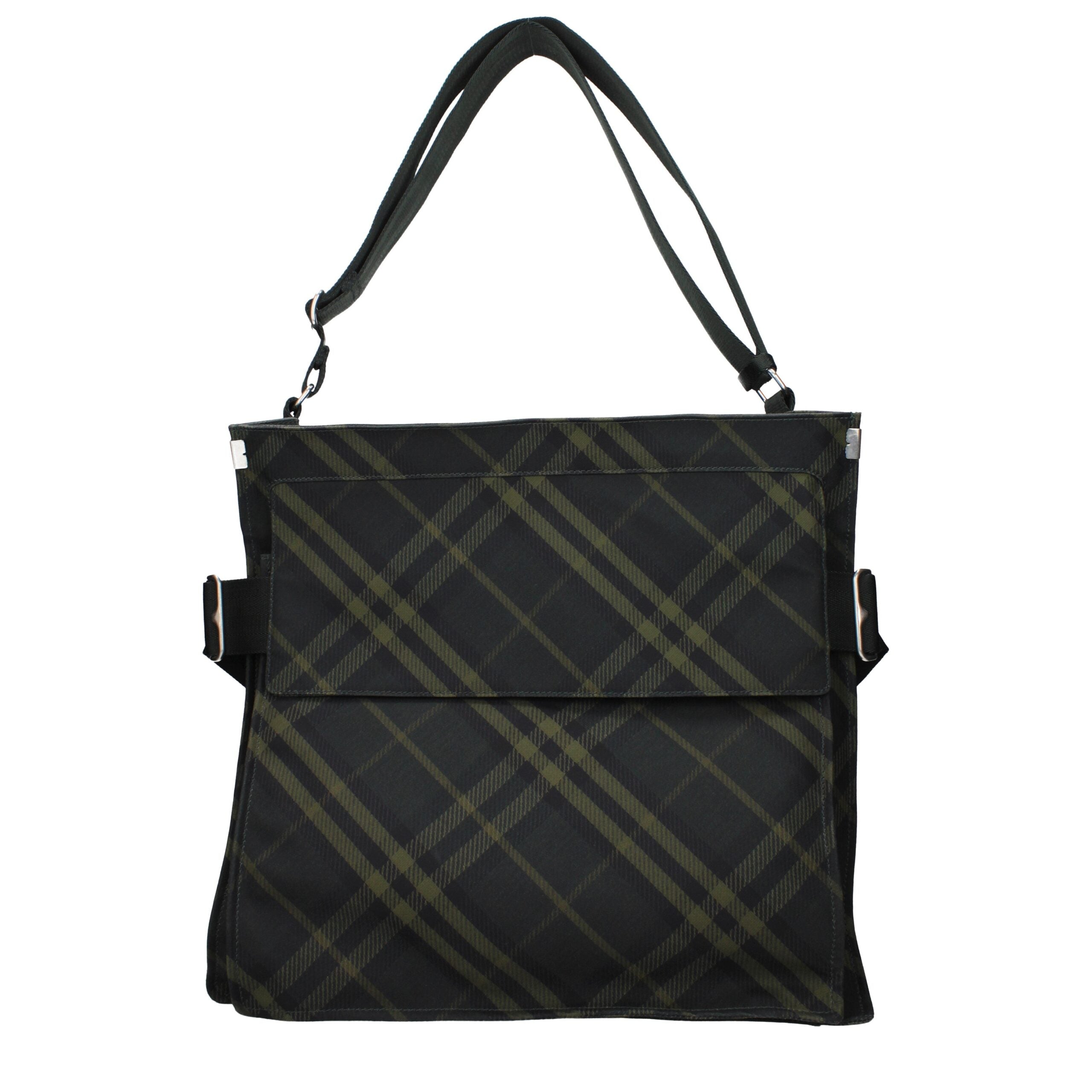 Burberry Green Fabric Crossbody Bag Burberry