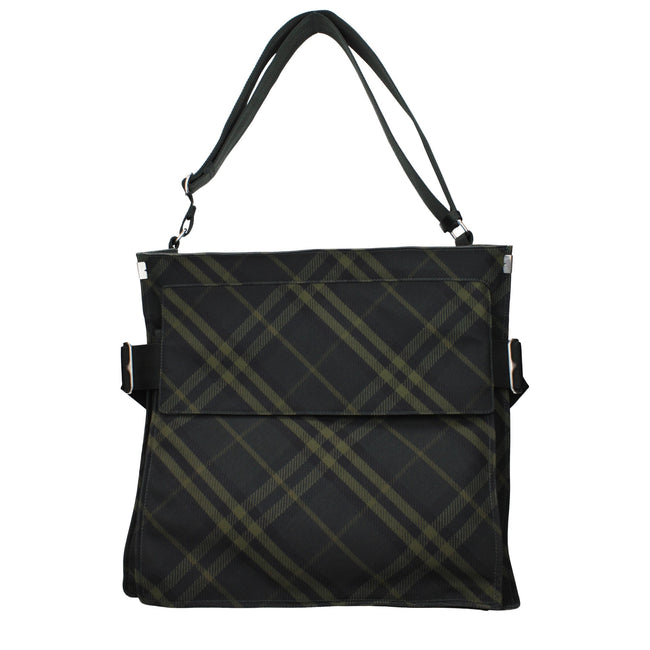 Burberry Green Fabric Crossbody Bag Burberry