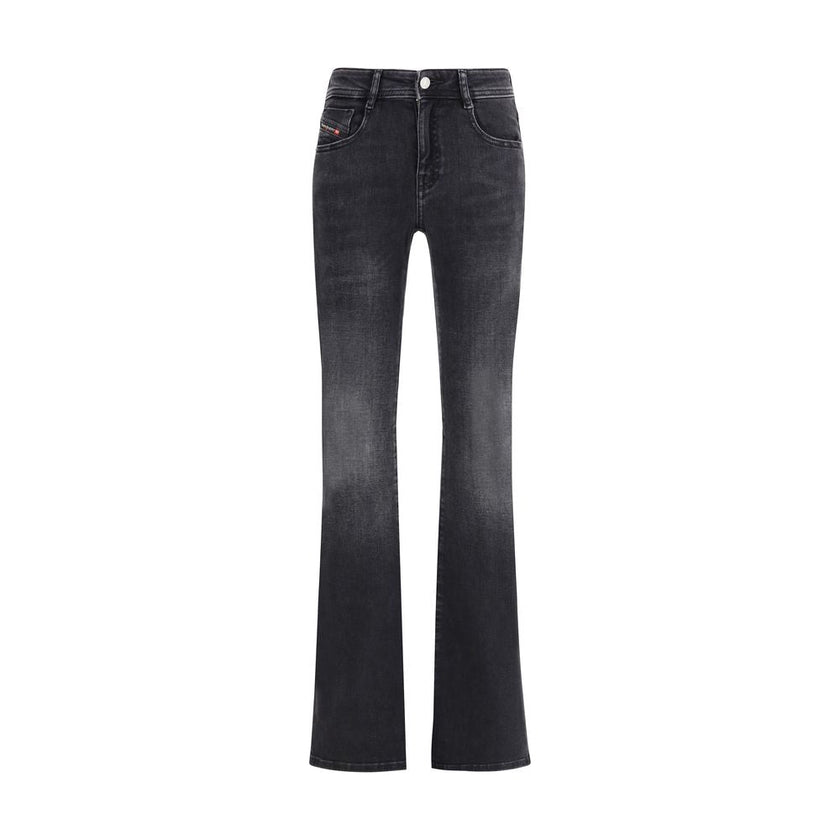 Diesel Blue Cotton Bootcut Jeans Diesel