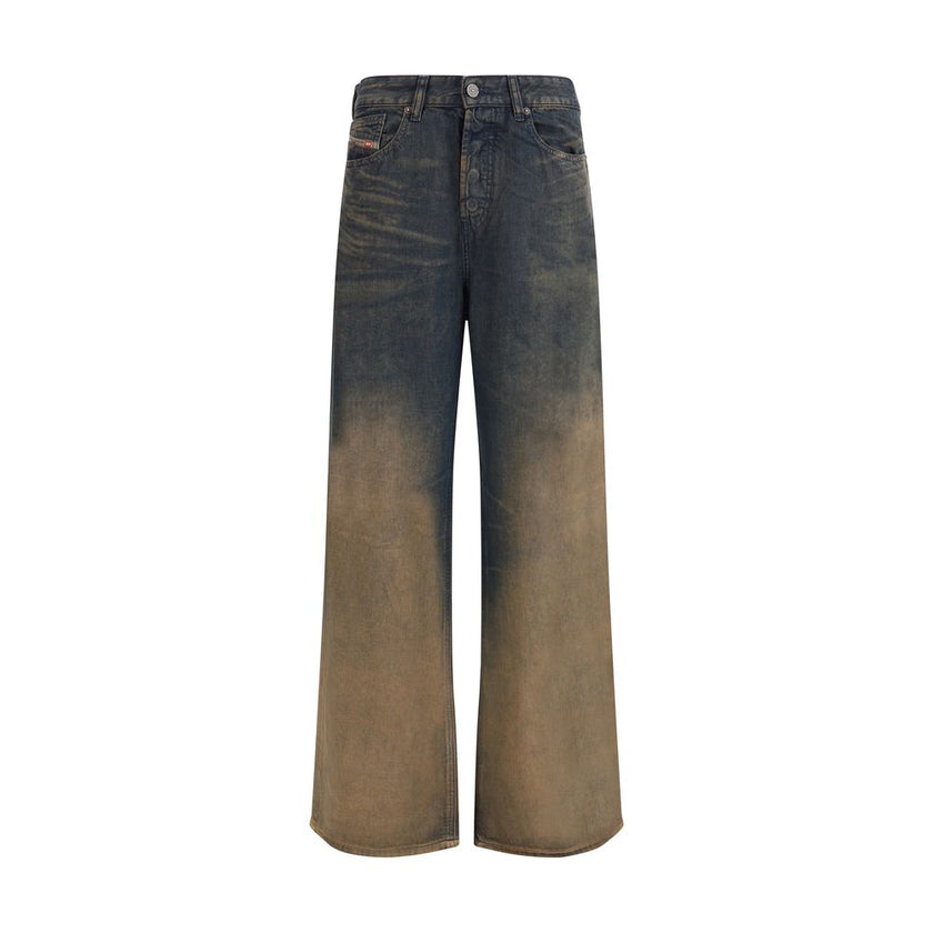 Diesel Multicolor Lyocell Relaxed Fit Jeans Diesel