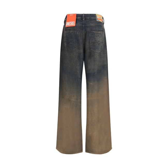 Diesel Multicolor Lyocell Relaxed Fit Jeans Diesel