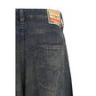 Diesel Multicolor Lyocell Relaxed Fit Jeans Diesel