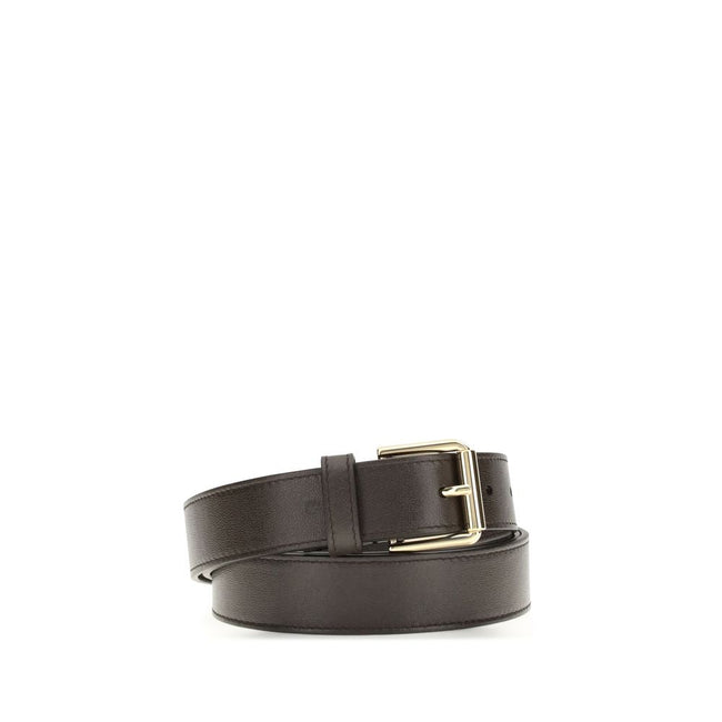 Givenchy Brown Calf Leather Bos Taurus Regular Belt Givenchy