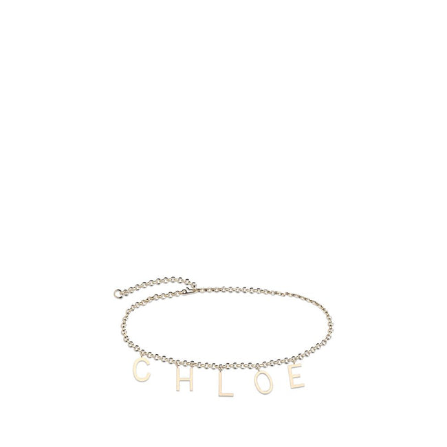 Chloé Gold Metal High-Waist Belt Chloé