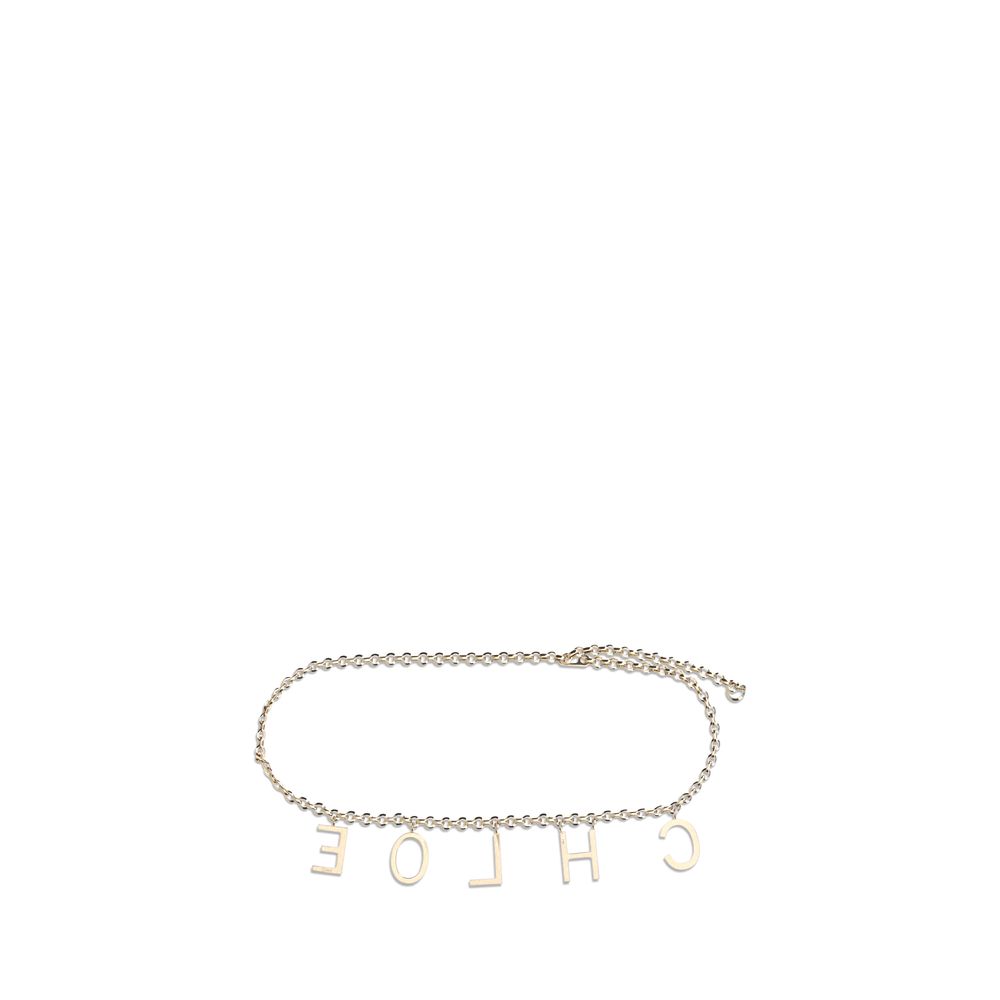 Chloé Gold Metal High-Waist Belt Chloé