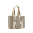 Chloé Beige Linen Handbag Chloé