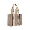 Chloé Beige Linen Handbag Chloé