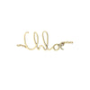 Chloé Gold Brass Thin Belt Chloé
