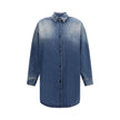 Prada Blue Cotton Denim Jacket Prada