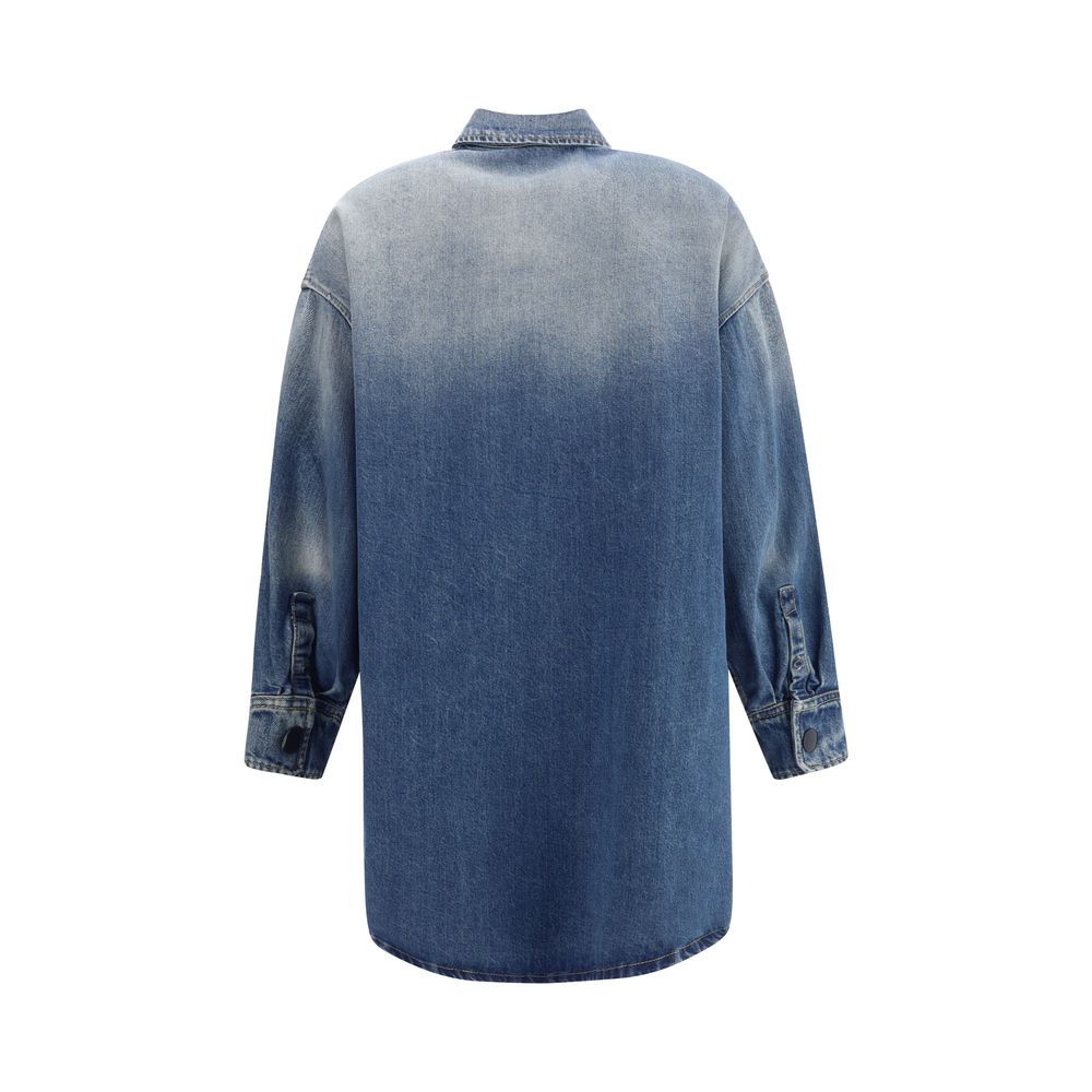 Prada Blue Cotton Denim Jacket Prada