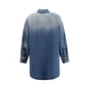 Prada Blue Cotton Denim Jacket Prada
