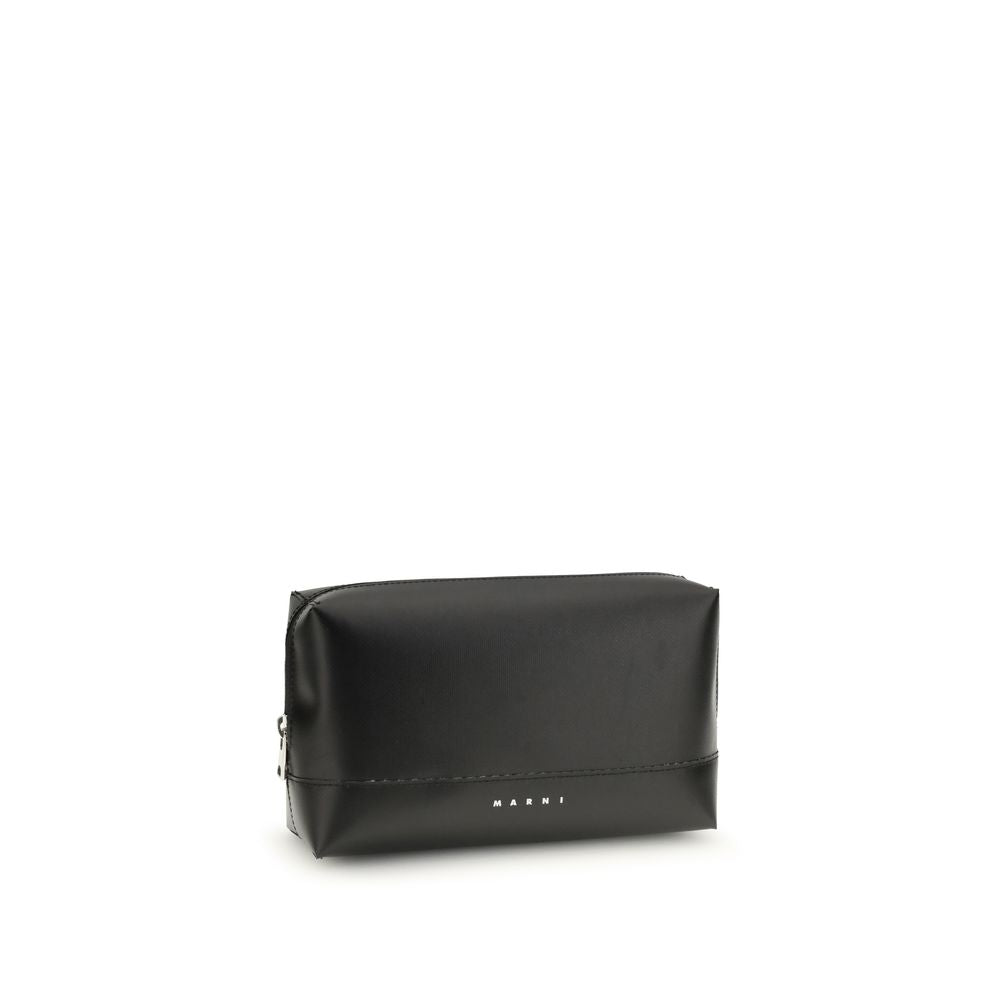 Marni Black Calf Leather Bos Taurus Shoulder Bag Marni