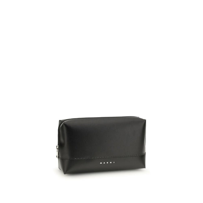 Marni Black Calf Leather Bos Taurus Shoulder Bag Marni