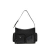 MCM Black Fabric Shoulder Bag MCM