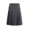 Prada Gray Mohair Long Skirt Prada