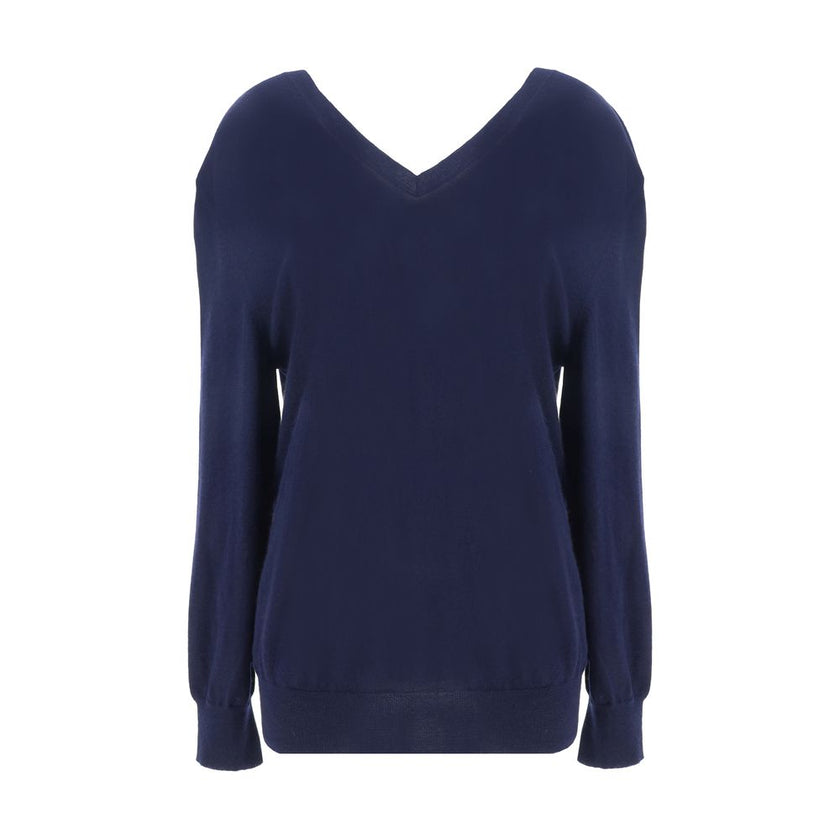 Prada Blue Cashmere Cardigan Prada