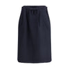 Prada Blue Fleece Wool Midi Skirt Prada