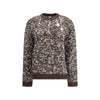 Prada Brown Fleece Wool Sweatshirt Prada