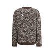 Prada Brown Fleece Wool Sweatshirt Prada