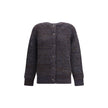 Prada Brown Merino Wool Cardigan Prada