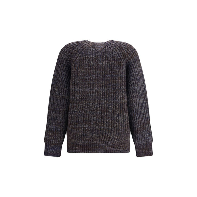 Prada Brown Merino Wool Cardigan Prada