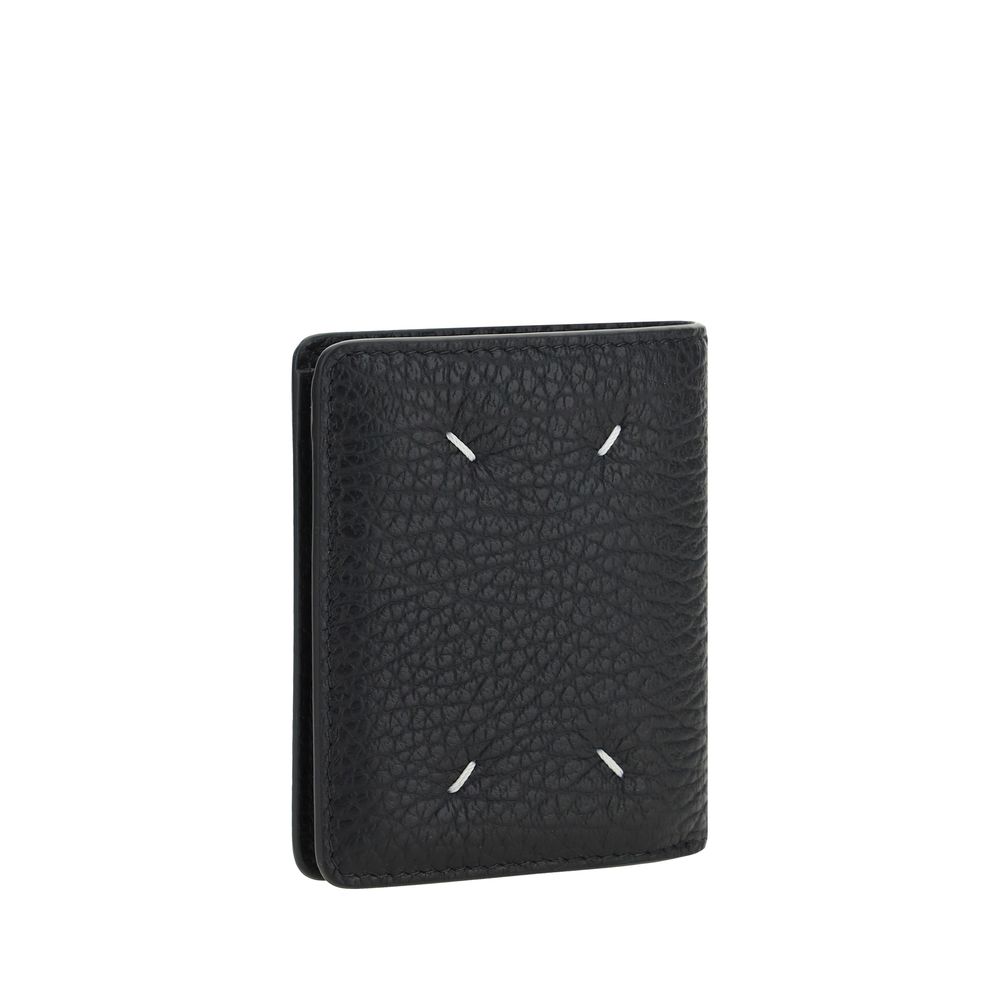 Margiela Black Calf Leather Bos Taurus Wallet Margiela