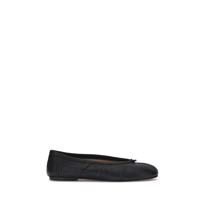 Margiela Black Lamb Ovis Aries Aries Ballet Flats Margiela
